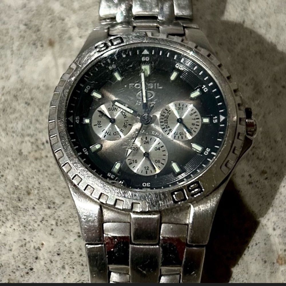 Fossil Stainless Steel Chronograph Watch